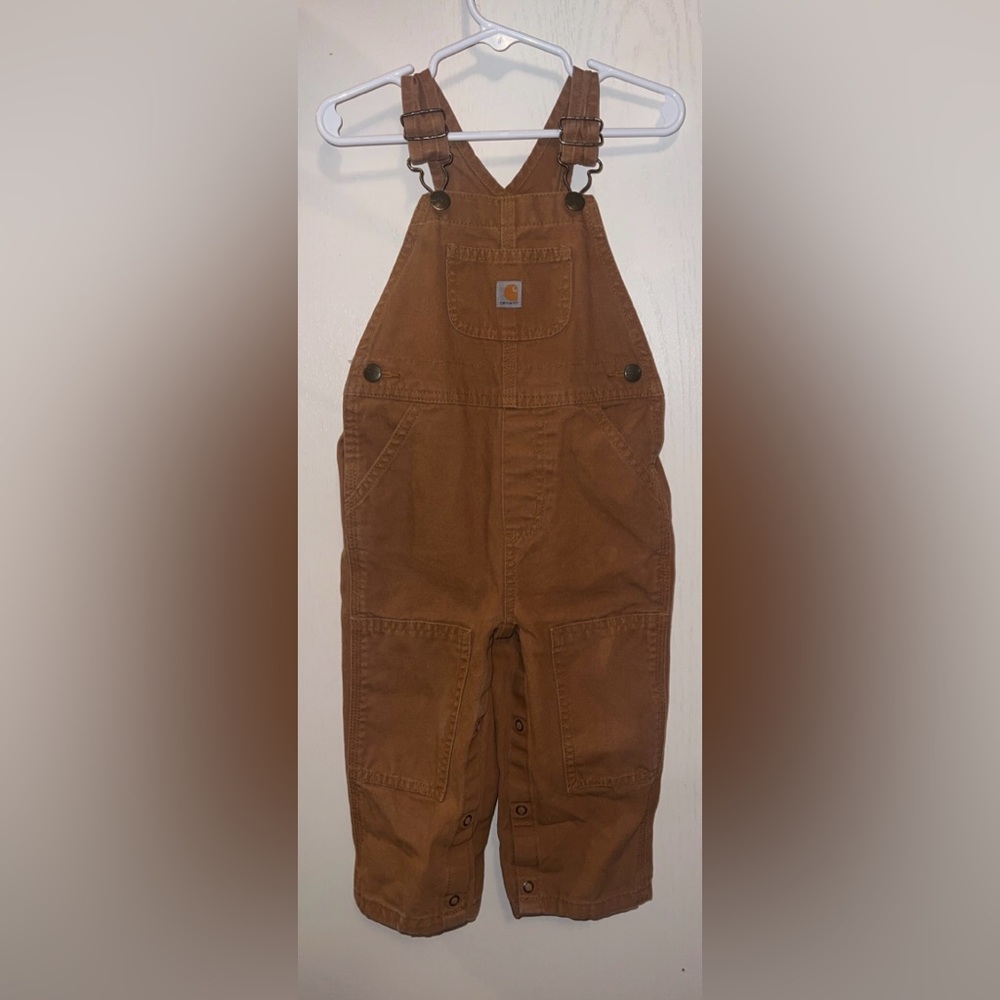 Carhartt Brown Kids Overalls